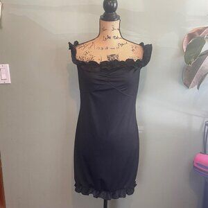 Womens Ruffle Coquette Mini